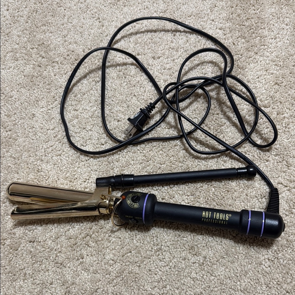 Professional Gold Curling Iron